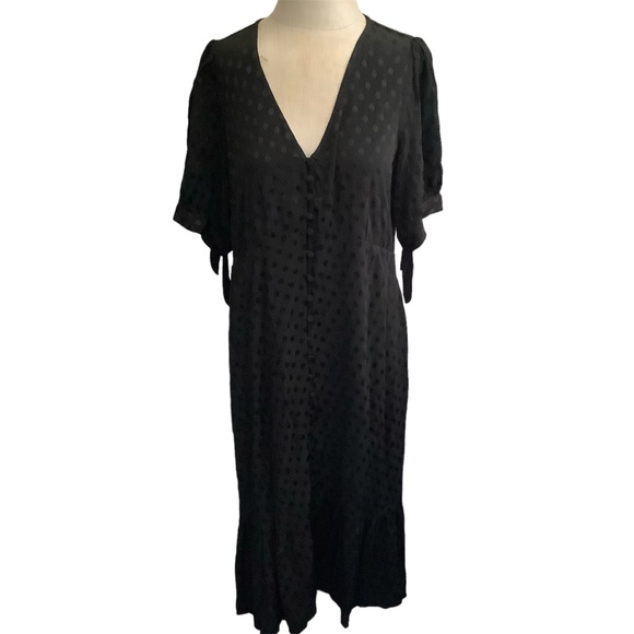 Anthropologie Maeve Black Eudora Rococo Revival Castlecore Medieval - Picture 3 of 7